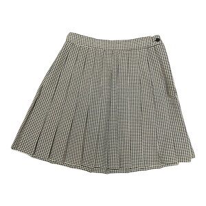 Jay Peters Vintage Gingham Plaid Pleated Short Skirt